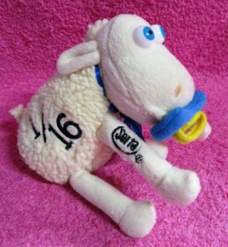 Curto Toy Serta 1/16 Baby Sheep Lamb Pacifier Plush 5 " 2000