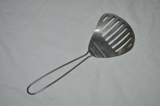 Vintage Utensil Presto Fry Daddy Type Metal Slotted Scoop Spoon Spatula Euc