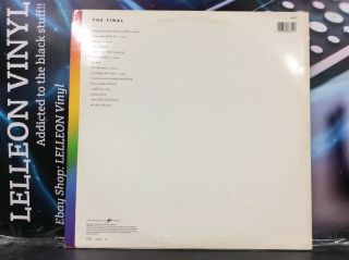 Wham The Final Double LP Album Vinyl Record EPC88681 80 ' s Pop George Michael 2