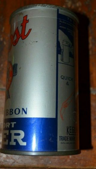 Tough Pabst Blue Ribbon Export IRTP Oi Red Opener Flat Top Beer Can Vanity Lid 3