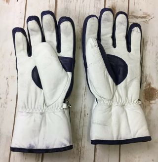 Vintage Reusch US Racing Freestyle Ski Team Skiing Leather Gloves 3