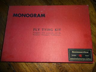 Monogram Fly Tying Kit From Abercrombie & Fitch - Vintage