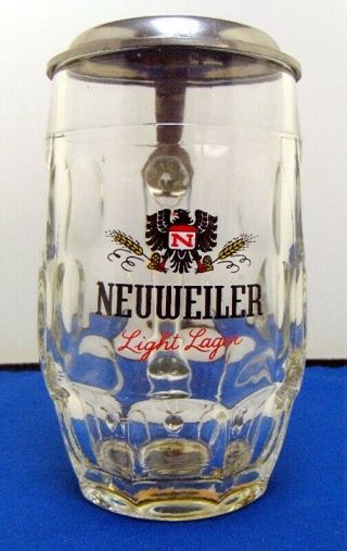 Neuweiler Glass Beer Mug Allentown Pa Made In Germany