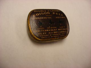 Phonograph Victrola Gramophone - Needle Tin - Edison Bell Sympathetic Chromic 1