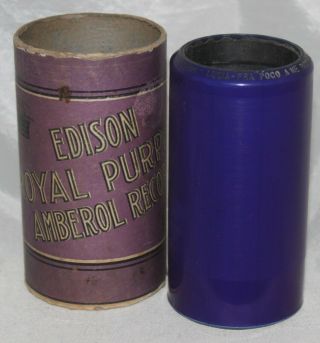 Edison Royal Purple Cylinder Record 29004 Lucia Fra Poco A Me Ricovero Bonci