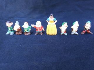 Marx Disney Miniatures Disneykin Snow White And The 7 Dwarfs (1961)