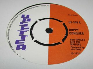 Bob Marley And The Wailers Uk Upsetter 45 Doppy Conquer.  Hear