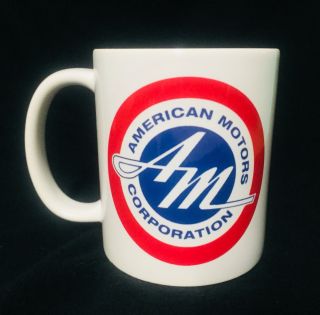 American Motors Corporation Amc Logo Coffee Mug Amx Javelin Gremlin Rambler