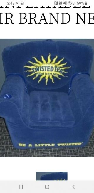 Twisted Tea Branded Inflatable Chair