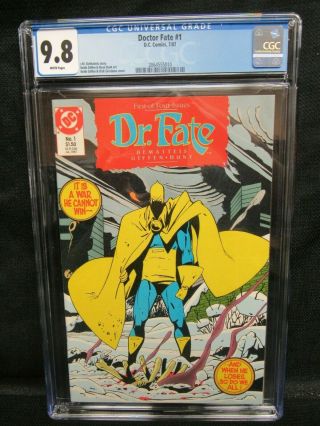 Doctor Fate 1 (1987) Key 1st Issue Dc Copper Age Cgc 9.  8 White Pages E938