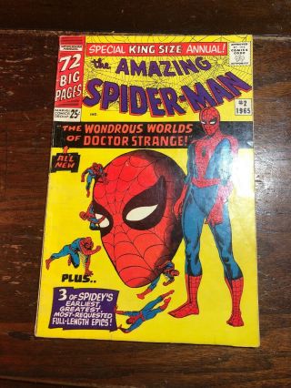 MARVEL: THE SPIDER - MAN SPECIAL KING SIZE ANNUAL 2,  1965 2