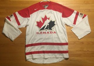 Mens Vintage Nike Team Canada White Hockey Jersey Sz S