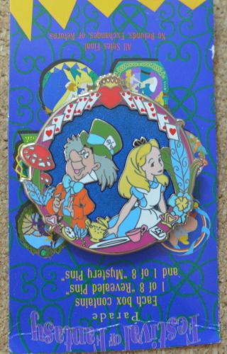 Pin 102541 Wdw - Festival Of Fantasy Parade Mystery Set - Alice & Mad Hatter