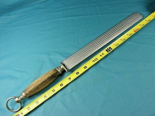 Vintage F.  Dick 11 " Blade Honing Multi - Cut Steel Knife Sharpener Made In Germany