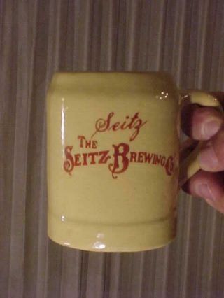 Seitz Brewing Co.  Stoneware Beer Mug