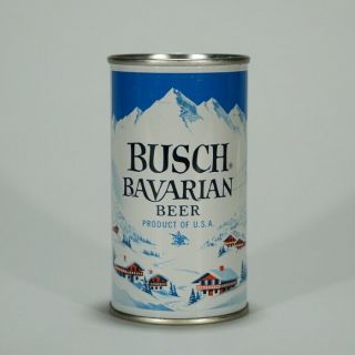 Busch Bavarian Beer Flat Top Beer Can Anheuser - Busch St.  Louis Mo - Vanity Lid -