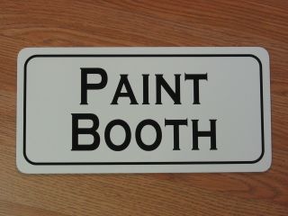 Paint Booth Metal Sign 4 Retro - Vintage Tin Auto Body Collision Shop Factory