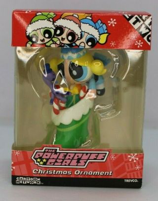 Powderpuff Girls Cartoon Network 2002 Bubbles Christmas Ornament