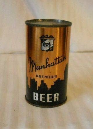 Stunning Manhattan Flat Top Oi Beer Can