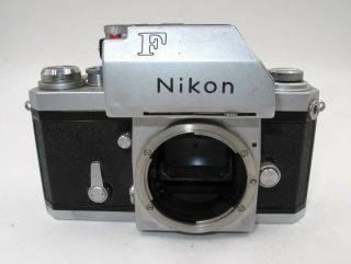 Vintage Nikon F Professional 35mm Film Camera Body W/ Photomic Finder.  No Res