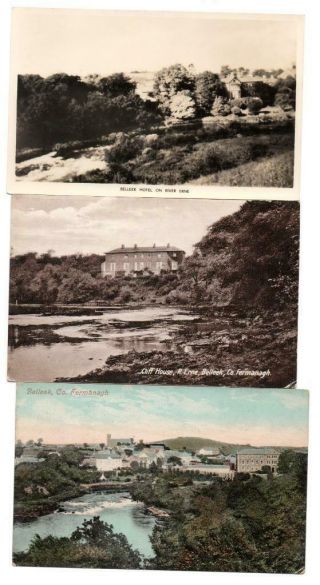 Belleek,  Co Fermanagh,  Ireland,  3,  2 B&w,  Postcards For Sorting,  C 1940,  1 R P.
