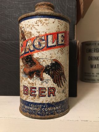 Eagle Cone Top Beer Can - El Rey Brewing Hard
