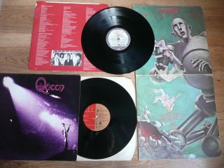 Queen - 2 Vinyls : News Of The World & 1st Album Early Pressings