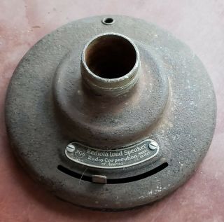 Vintage Antique Rca Radiola Loud Speaker Model Uz - 1325 Base Only As - Is
