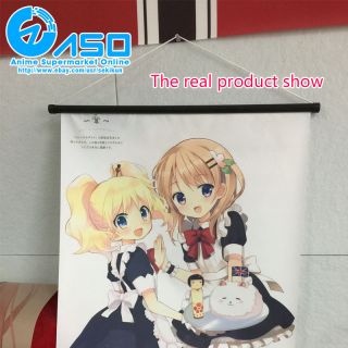 Anime Wall Scroll Poster Re Zero kara Hajimeru Isekai Rem Emilia Home Decor Gift 3