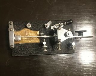 Vintage 1943 Vibroplex Bug Telegraph Key No 125,  381