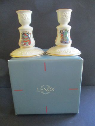 Lenox Disney Candle Holders Mickey 