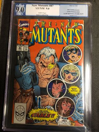 The Mutants 87 First Cable Pgx 9.  0 (like Cgc)