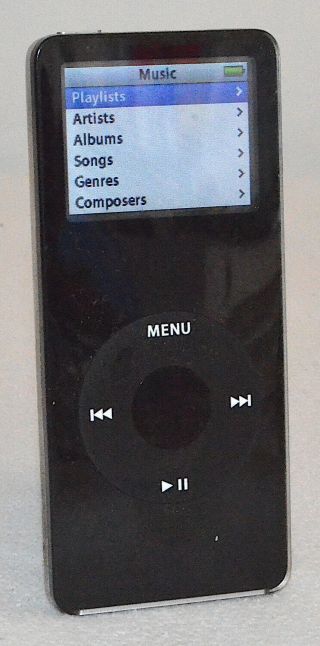 Apple Ipod Nano 4gb,  Black Ma107ll/a - ",  Vintage,  Collectible "