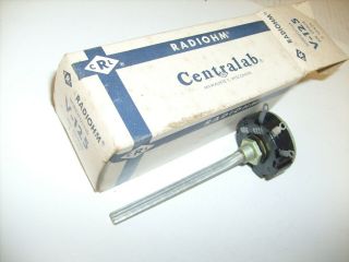 Vintage Centralab Radiohm 300 Ohm 3 Watt Pot Potentiometer Nos