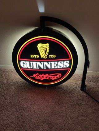 Guinness Bass Ale Globe Pub Light Sign