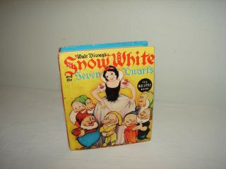 Vintage 1938 Whitman Big Little Book Snow White & The 7 Dwarfs Walt Disney