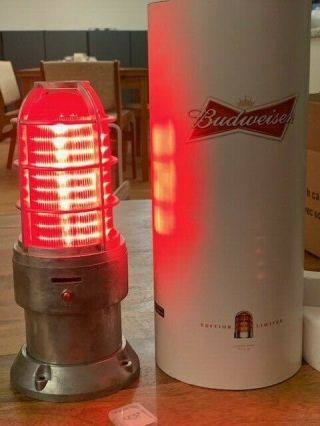 Budweiser Red Light Horn Nhl Hockey In Package Wifi Goal Synched Lamp