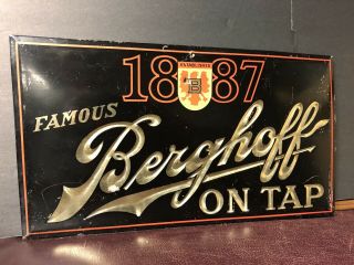 Berghoff Brewing Toc Beer Sign Fort Wayne In Indiana