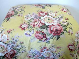 Vtg Ralph Lauren Brooke Sophie Twin Size Comforter Cottage Floral Reversible Usa