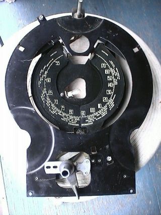 1938 Zenith Radio Shutter Dial Assembly With Switch Model 9 S262