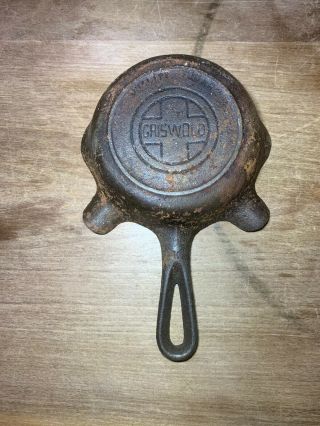 Vintage Griswold Cast Iron Frying Pan Ashtray