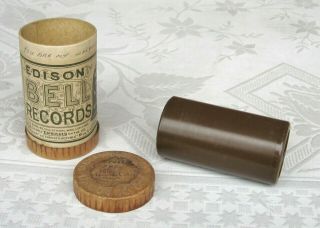 London Record Brown Wax Phonograph Cylinder Record Famous Song Alma Jones
