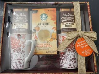Starbucks Pumpkin Spice Via Instant Gift Set Ceramic Mugs