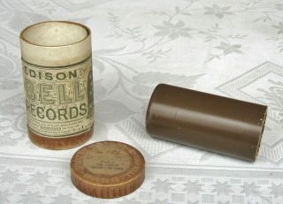Edison Bell Brown Wax Phonograph Cylinder Record Famous Italian March L.  R.  B.