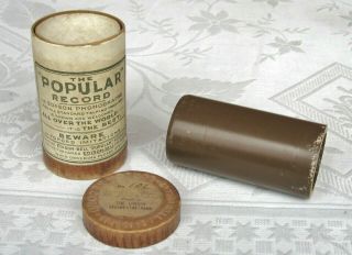 Edison Bell BROWN WAX Phonograph Cylinder Record Famous Italian March L.  R.  B. 2