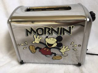 Villaware Disney Mickey Mouse March Mornin’ 2 - Slice Vintage Toaster Plays Music