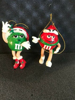 2 M&m Ornaments (a036)
