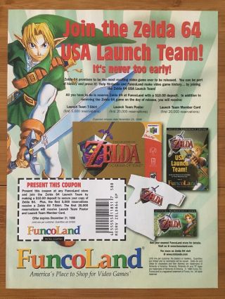 Zelda Ocarina Of Time Poster 1990 