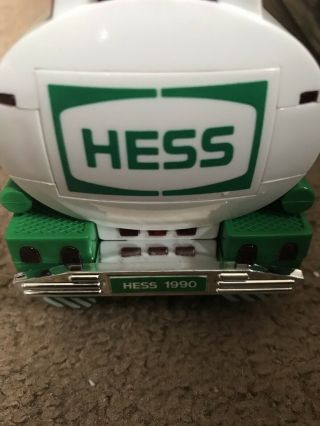 Hess Gasoline Toy Tanker Truck 1990 Box 16 Inches Long Collectible
