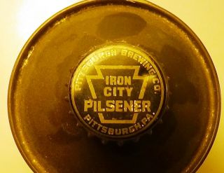 Iron City Cone Top Beer Can with Cap Pittsburgh Steelers Rule 3